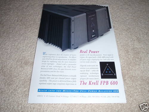 Krell full balanced fpb - krell,