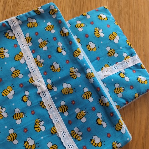 Dolls pram cot bedding - cot,