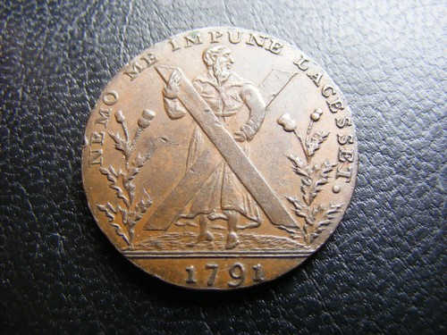 T479 edinburgh halfpenny 1791 - halfpenny,