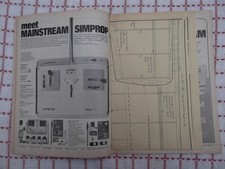 RCM&E Plans of the Clio slope soarer model with original magazine March 1969