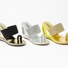 Ladies Womens Wedge Heel