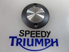 TRIUMPH BONNEVILLE BOBBER BOBBER BLACK ALTERNATOR COVER BADGE GRAPHITE T1269017