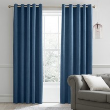 LINEN Blackout Eyelet Curtains