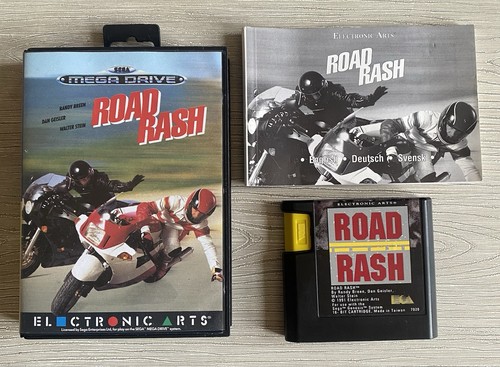 Road rash mega drive complete - road,