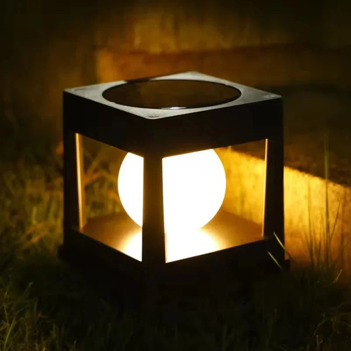 2led solar post cap lights - post,