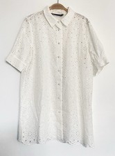 Zara White Cotton Broderie