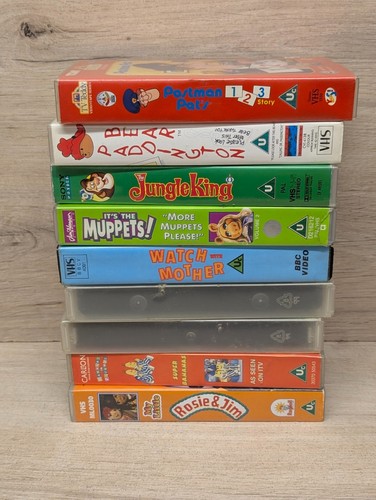 Vhs tapes bundle vintage - tapes,