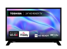 Toshiba 24" Inch HD Ready HDR10 VIDAA Freely Smart TV  - Open Box ( Please Read)