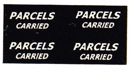 Model bus transfers - transfers, 1/76th