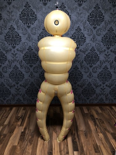 Inflatable latex suit