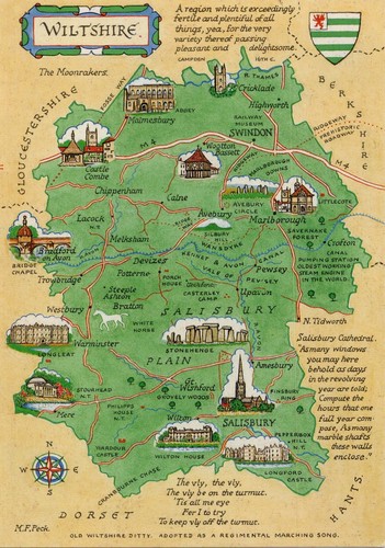 Wiltshire map - wiltshire,