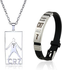 2 PCS Football Stuff, Stuff for Boys, Cr7 Football Star Bracelet, Use for the Be
