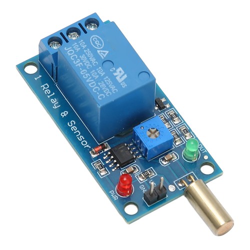 Tilt sensor module angle - tilt, relay