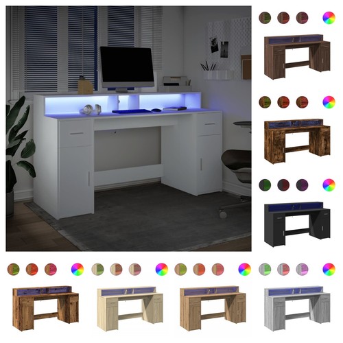 Desk with led - with,