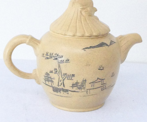 Yixing clay teapot - teapot, rooster