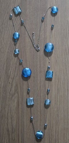 Blue glass bead - ​m&s,