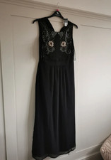 Wallis Black Beaded