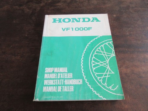 Honda vf1000f service shop - service,