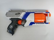 Nerf Strongarm Gun N Strike Elite - Used - Blue And White (C)