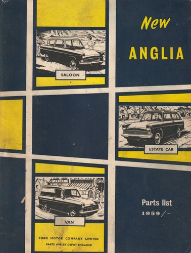 New ford anglia - ford, 1959