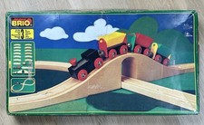 vintage BRIO Figure 8 wooden train set 33125 Complete Made in Sweden