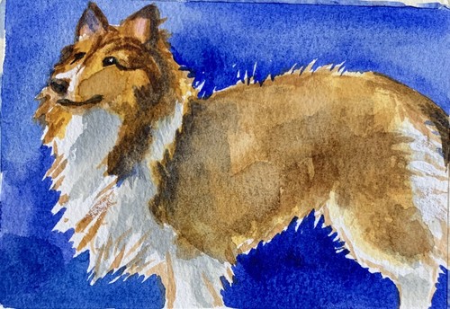 Original watercolor painting