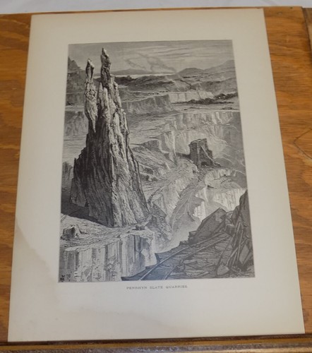 1875 antique print from - print,