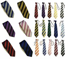adult Junior Kid Striped School Tie wedding prom Uniform football