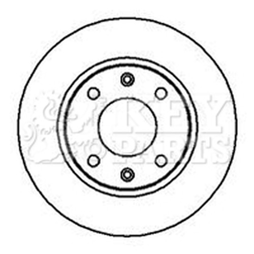 Brake discs vented for - 2x,