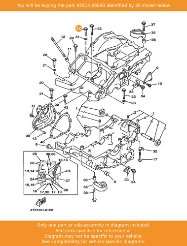 Yamaha bolt flange - bolt,,