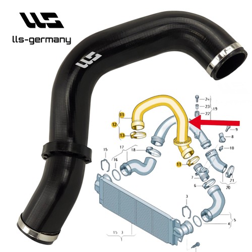 Turbo hose charge - air, for