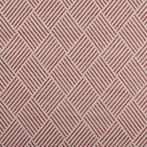 Geometric pattern red - pattern, chenille