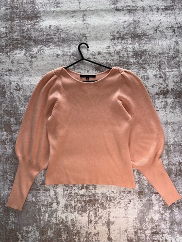French connection peach ribbed - connection,