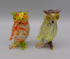 LOVELY PAIR OF GLASS FOIL