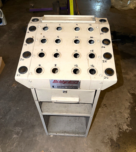 Bridgeport tool holder rack - bridgeport,