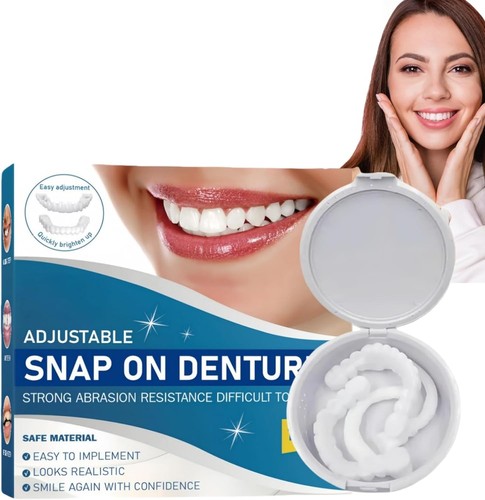 False teeth set clip - set,clip, in