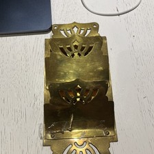 Antique Brass Letter Rack