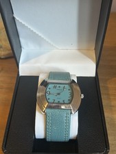 Ladies Bijoux Terner K-10397 Quartz Watch. Teal. Working Boxed.