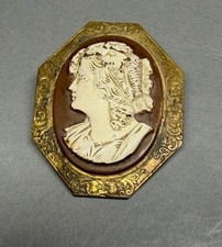 Antique Vintage Cameo Brooch