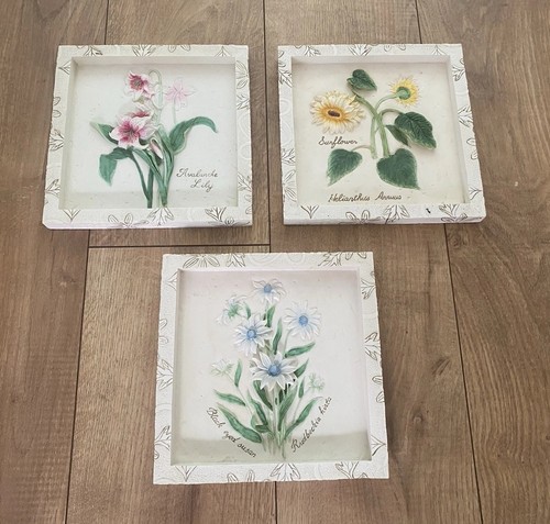 Vintage style set botanical - set, 3