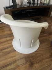 Popptorp Retro 90’s (Hogberg./ M.Hagberg) IKEA White Tub With Blue Cushion