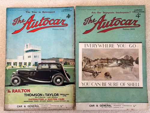 Autocar magazine 1935 bundle - magazine,
