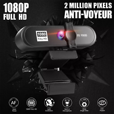 HOT!! Full HD1080P USB Webcam Camera Auto Focus with Microphone For PC/Laptop UK