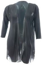 Black Chiffon Jacket Cardi