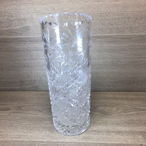 Vintage bohemian etched - bohemian, glass
