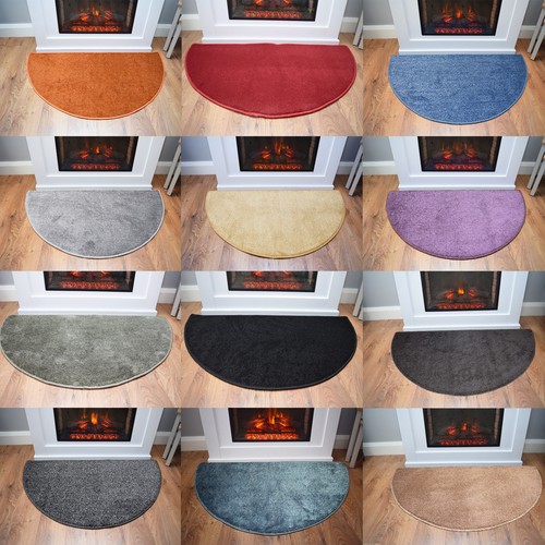 Half moon hearth - hearth, rug