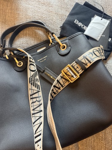Emporio armani black faux - emporio,