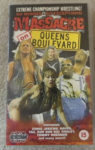 Ecw vhs massacre queens - vhs,