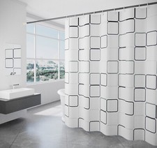 Extra long fabric shower - fabric,
