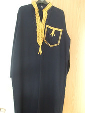 MEN'S FULL LENGTH TWO PIECE EGYPTIAN COSTUME + HEADDRESS [ FANCY DRESS ]